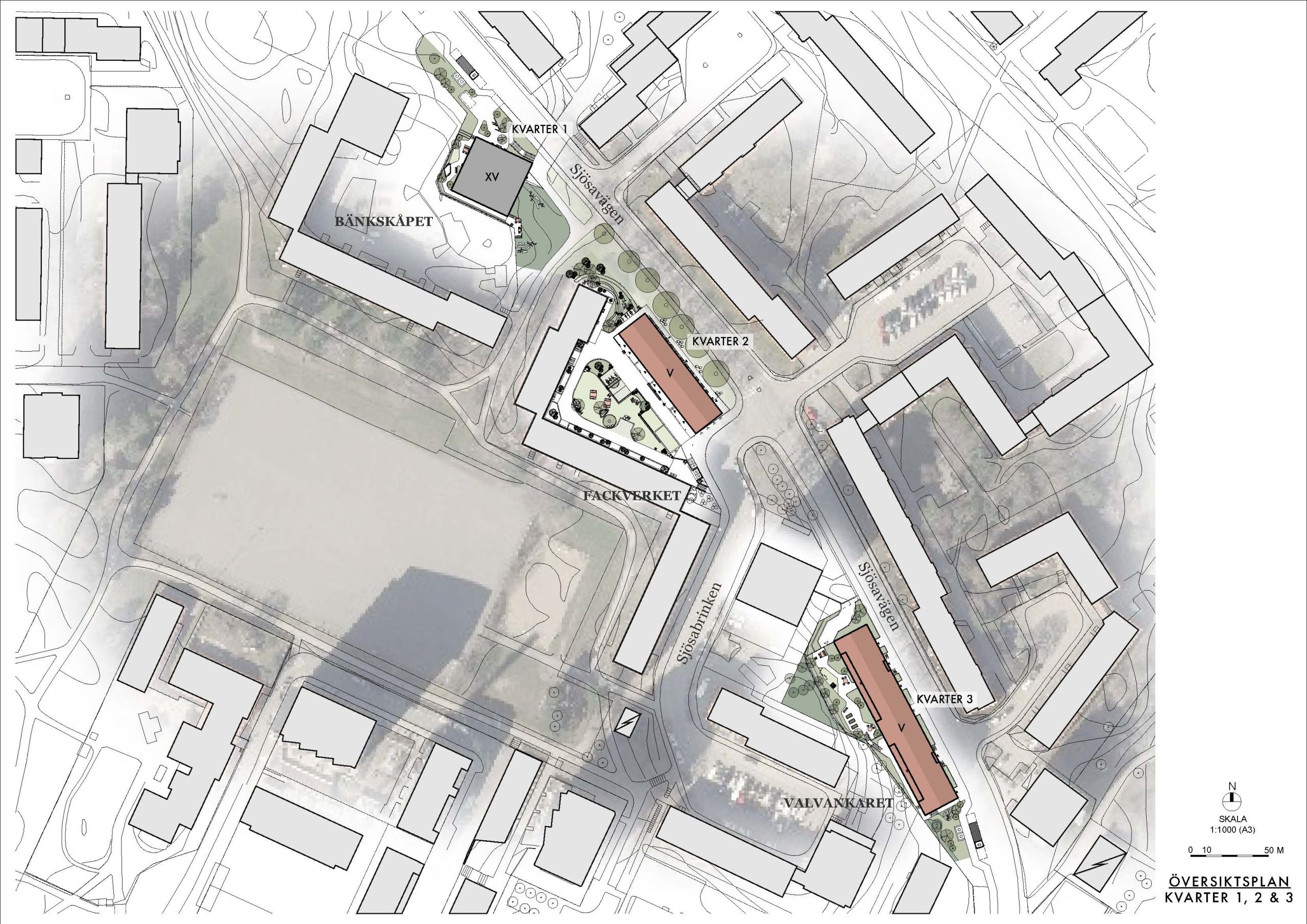Översiktsplan 1-1000 KV1-KV2-KV3